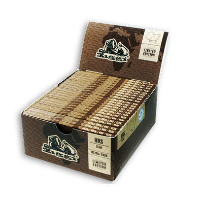 Cigaretové papieriky Ziggi URS Slim Ultra thin Earthwide Brown King size s filtrami krabica